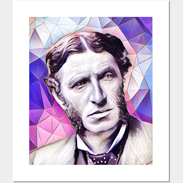 Matthew Arnold Pink Portrait | Matthew Arnold Artwork 8 Wall Art by JustLit